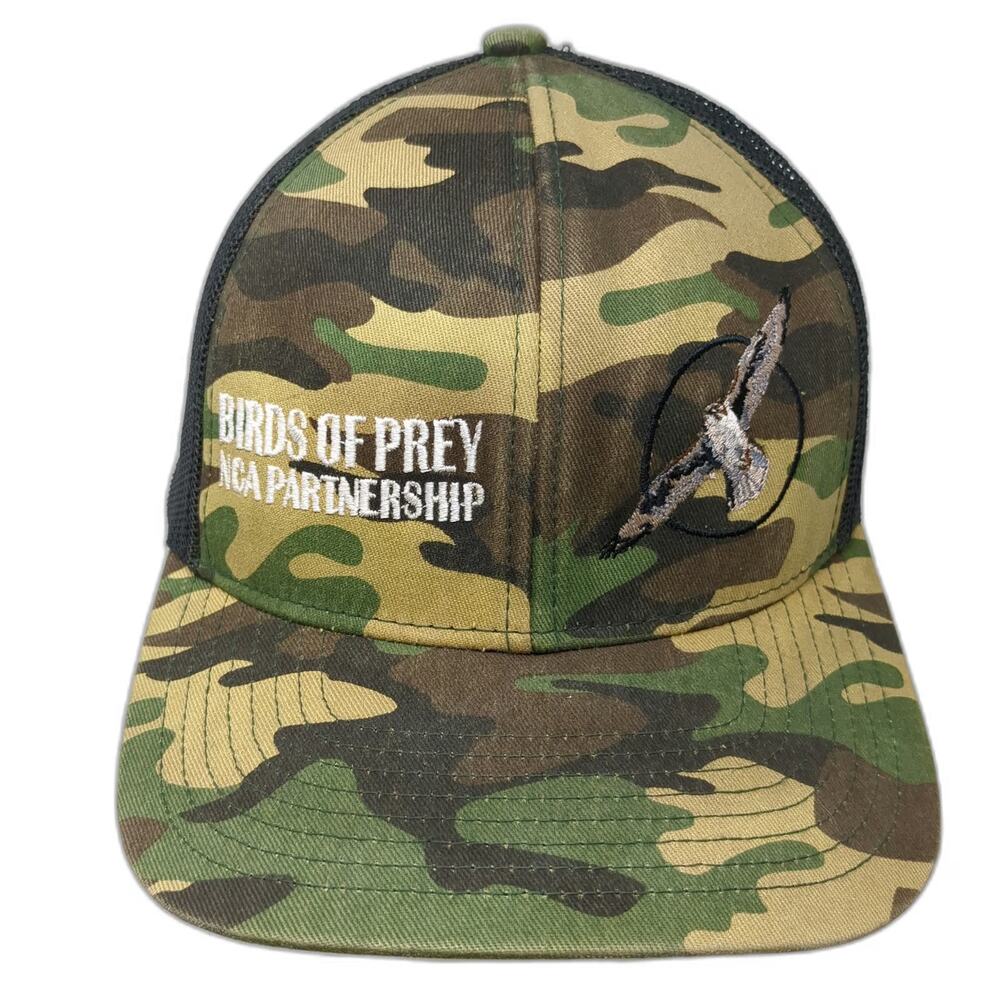 Pacific Headwear Trucker Hat Green One Size Birds Of Prey NCA Camo Snapback